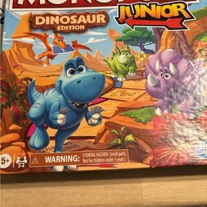 Hasbro Monopoly Dinosaur Junior Edition Game -